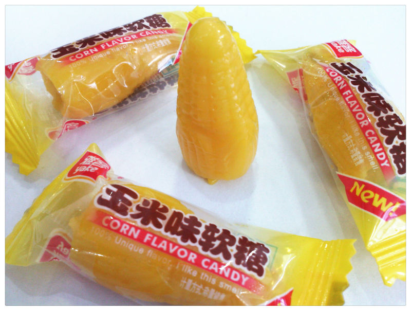 small corn jelly candy,China YAKE price supplier 21food