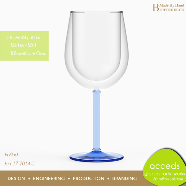 Borosilicate Hand Blown Red Wine Glasses