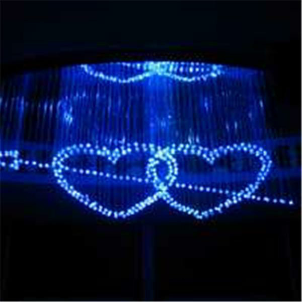 ハートのクリスタル装飾的なシャンデリアの照明側発光プラスチック光ファイバ仕入れ・メーカー・工場