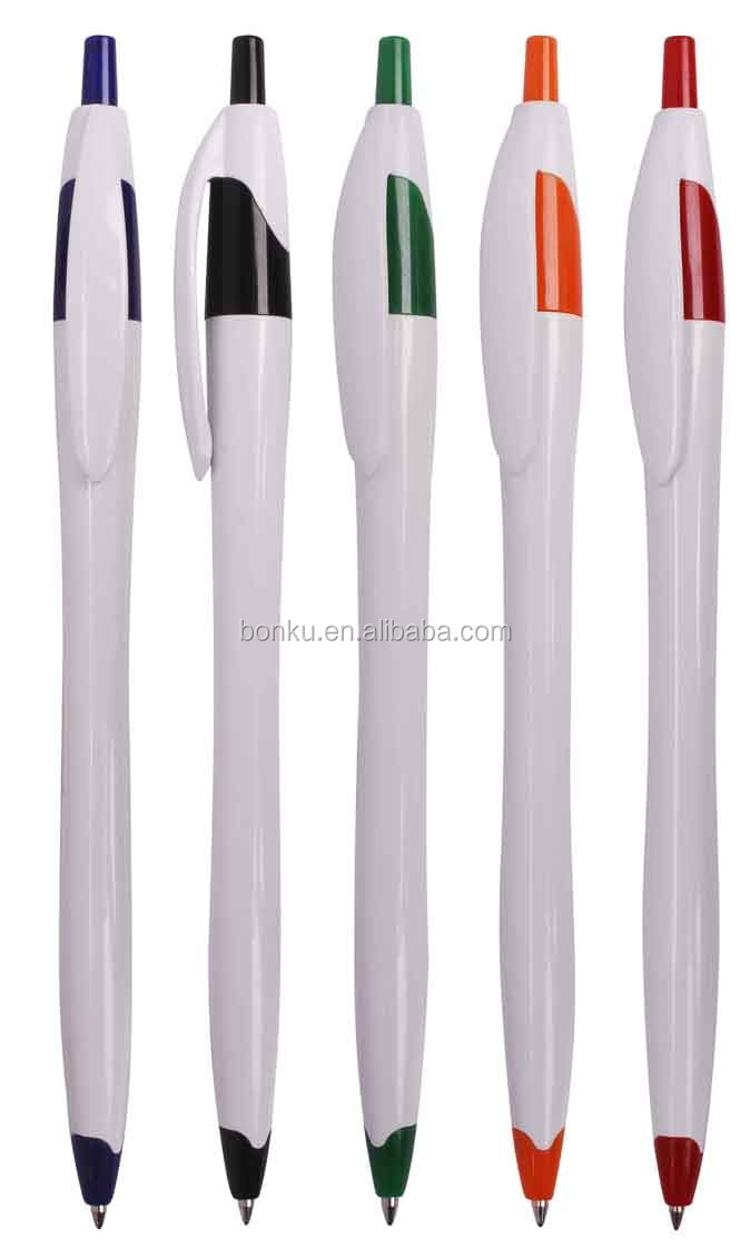 Simple Factory Wholesal Promotional Click Plastic Ballpoint Pen.jpg