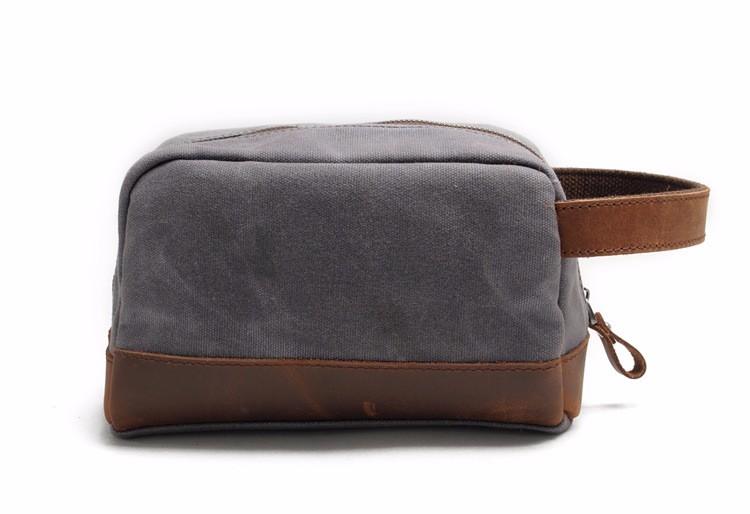 waxed waterproof canvas toiletry pouch bag for men (5).jpg