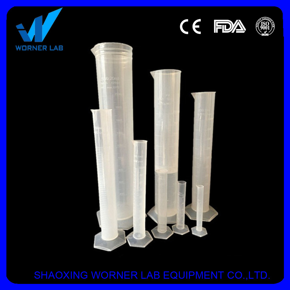 competitive price plastic measuring cylinder from 10ML to 2000 ML