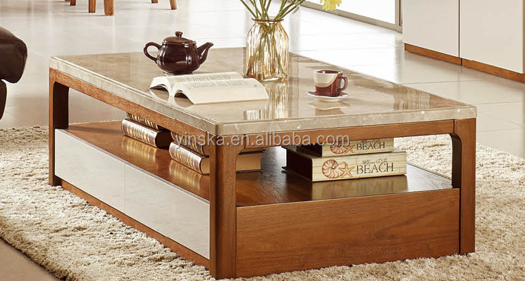 木製家具デザイン高光沢白いコーヒーテーブル仕入れ・メーカー・工場