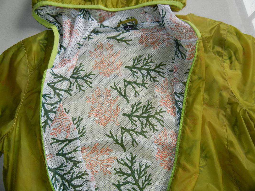 カラフルな新しいスタイルの女性の総模様のプリントスキンジャケット緑問屋・仕入れ・卸・卸売り