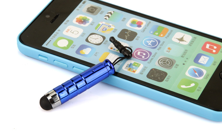10倍パックミニタッチスクリーンスタイラスペン+ダストプラグiphone5のipad5c5ss3s4問屋・仕入れ・卸・卸売り