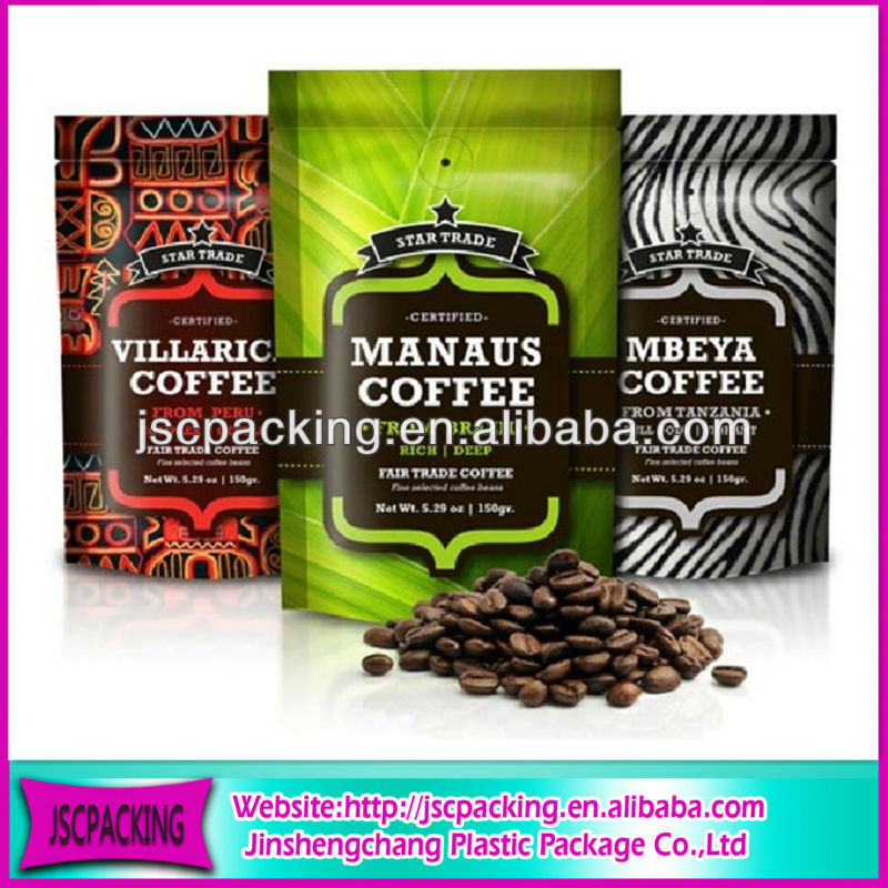 Plastic empty tea bags/ Custom printed aluminum foil tea package bag