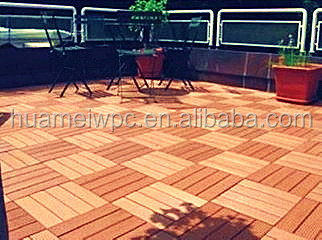 WPC Outdoor Decking Board, Water-resistant, Eco-friendly