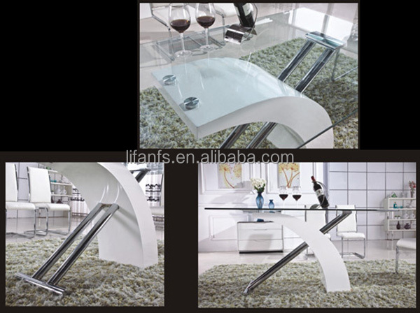 ガラスのダイニングセットダイニングテーブル椅子et43+ec37仕入れ・メーカー・工場