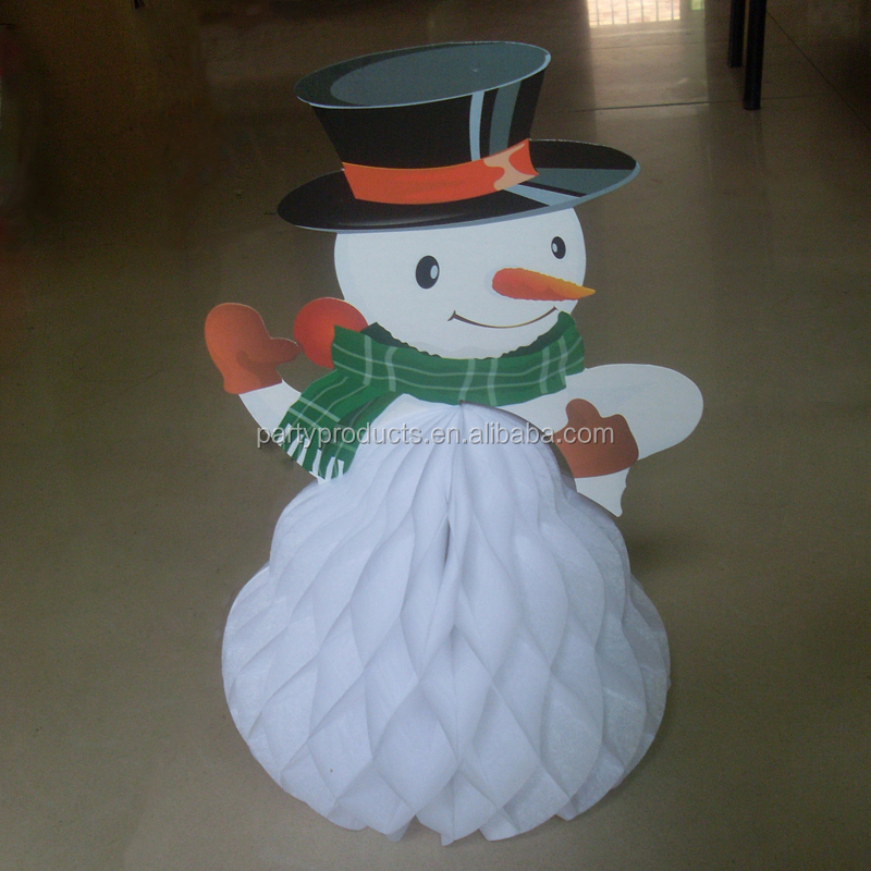 ティッシュペーパーハニカムボールをぶら下げクリスマスパーティーのための紙の飾り仕入れ・メーカー・工場