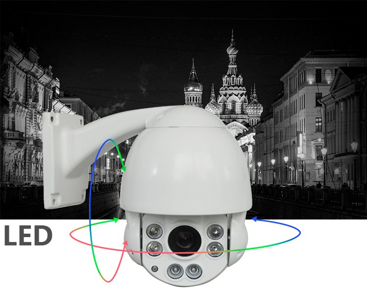 P650 waterproof ptz dome camera