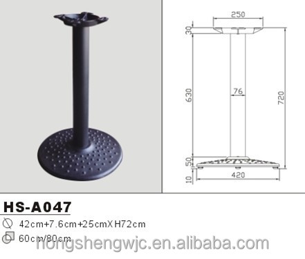 Hs a047 ronda base de la mesa de mármol mesa de comedor de hierro ... Patas para mesa comedor hierro forjado