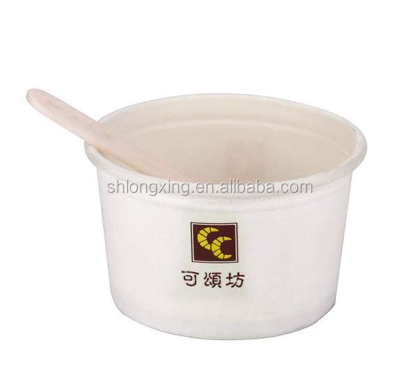 disposable ice cream cups or custom frozen yogurt cups