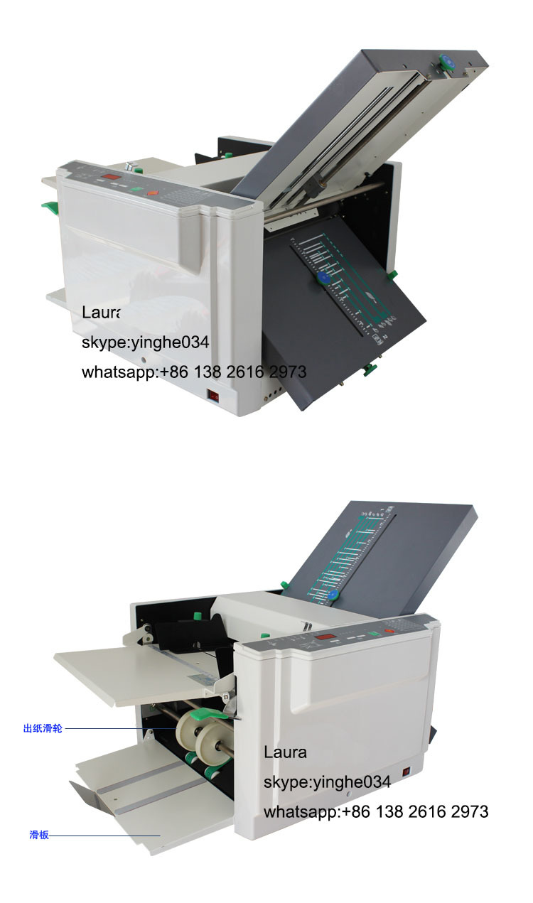 2015 china a4 a3 manul automatische papier vouwen machine feeder ...