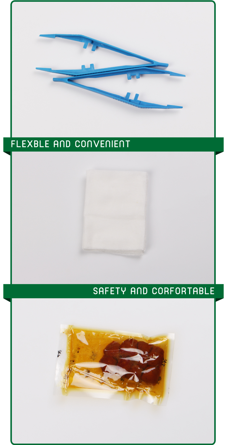 使い捨て滅菌包帯セット/医療創傷ケアのための基本的なドレッシングセットと操作仕入れ・メーカー・工場