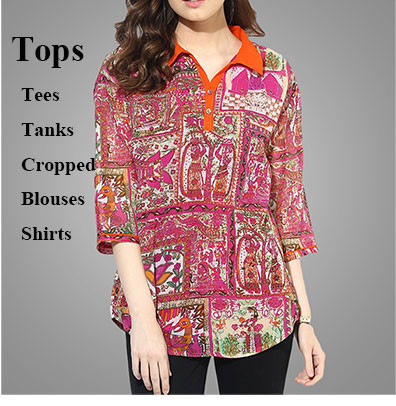 Latest fashion fat women woven medium cropped pants