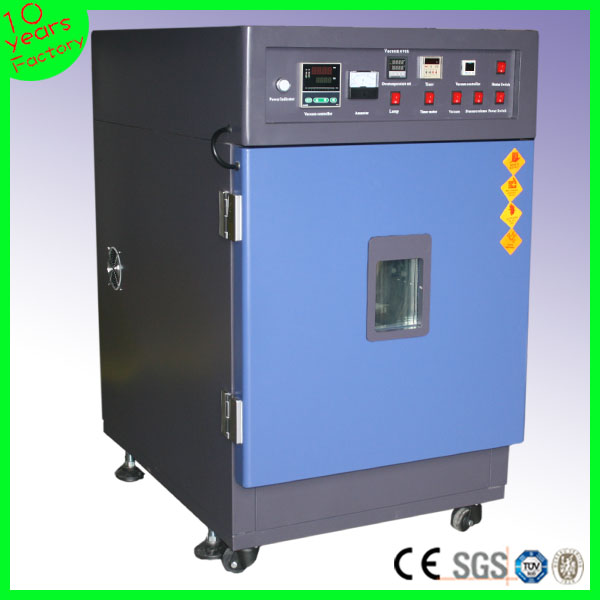 Industrial oven chemical vacuum drying for battery