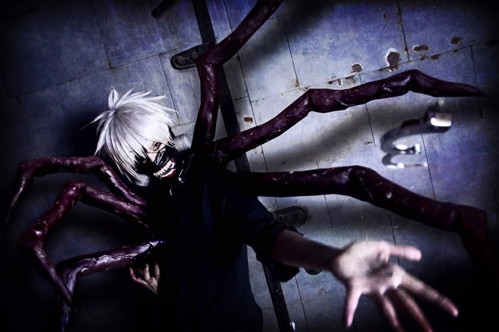 新しい熱い販売のアニメのコスプレハロウィン鋼アジャスタブルジッパーpuレザー日本kanekiクールブラインダーケン東京グールマスク仕入れ・メーカー・工場