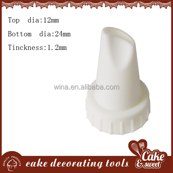 Plastic cake nozzle/tip,icing cake decoration