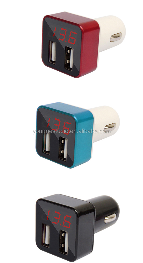 Dual usb vehicle Multifunction Car charger (3).jpg