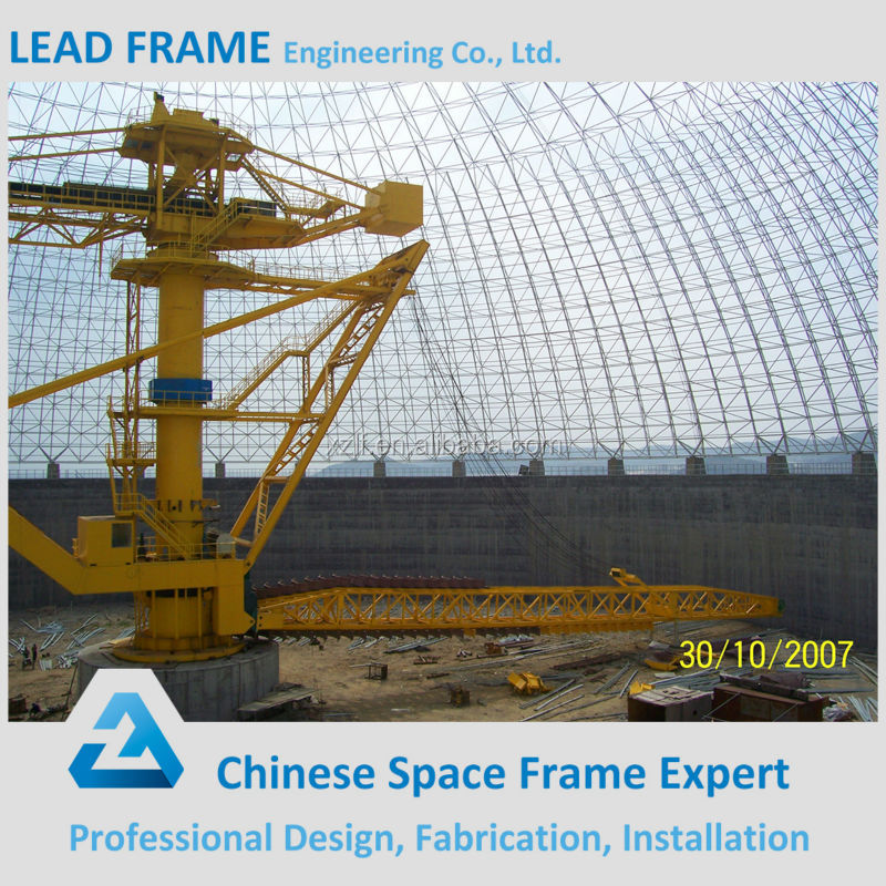 Prefab Corrugated Sheet Roof Coal Shed Building Space Dome, View space ...