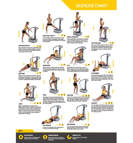 Vibrodisc Exercise Chart