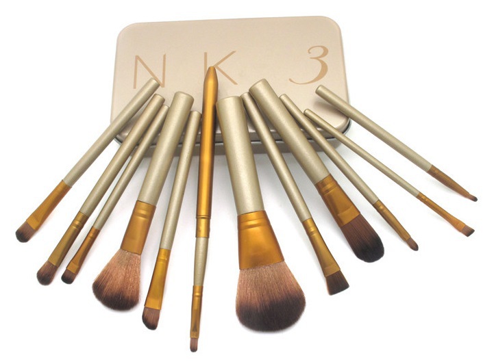 12個maquiagemnk3nk3化粧品メイクアップブラシプロフェッショナルパワーマキアージュ頬紅セットアイシャドウブラシツールキット 問屋・仕入れ・卸・卸売り