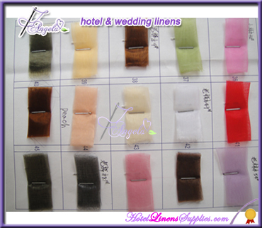 organza cheap wedding chair sashes