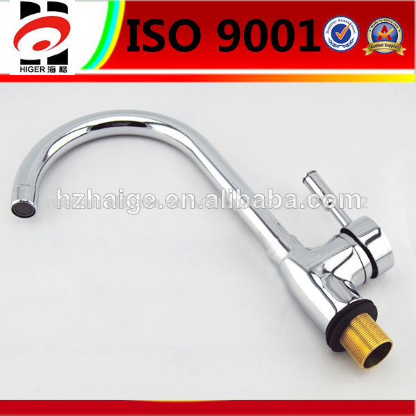 brass hot galvanized kitchen faucet