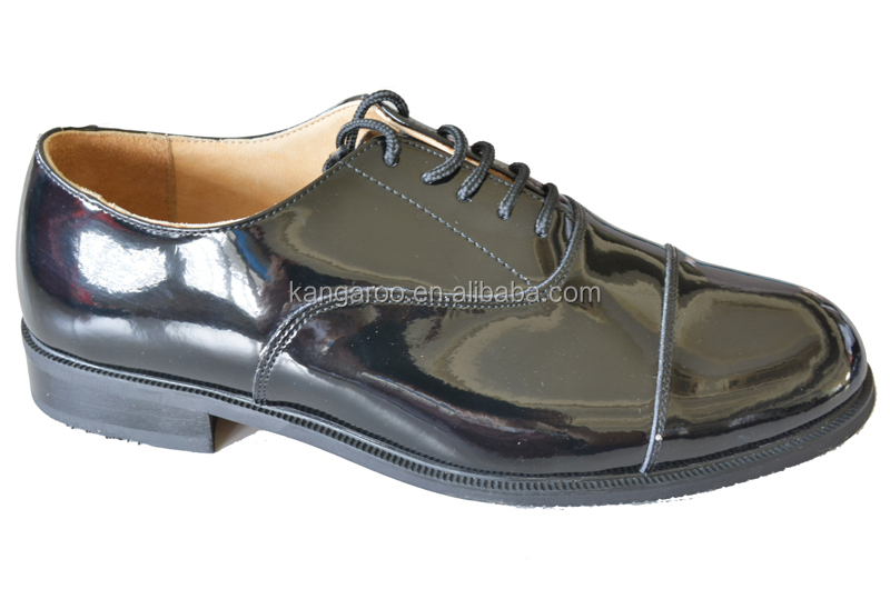 Men's Formal Wear And Army Officers Patent Genuine Leather Shoes Buy
