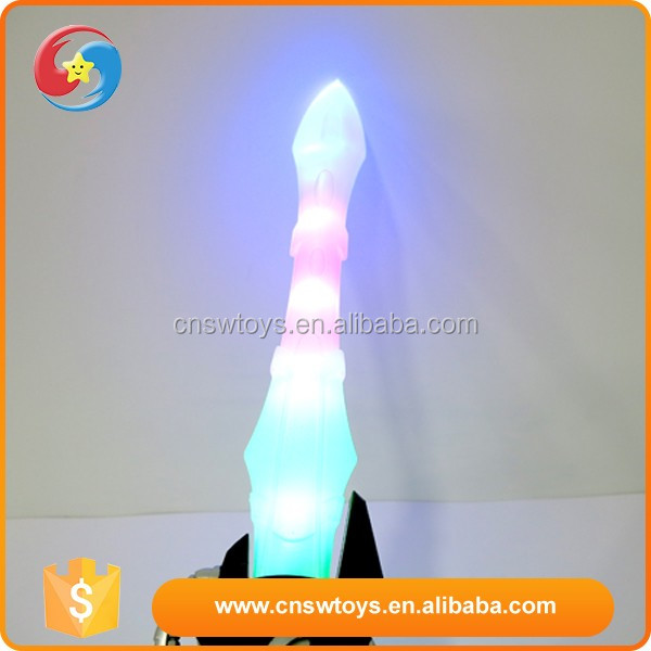 Funny light up plastic sword toy assorted led foam flashing light stick