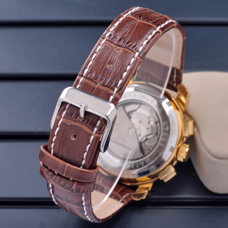 MCEブランドファッション自動防水レザーメカニカル腕時計 01-0060317問屋・仕入れ・卸・卸売り