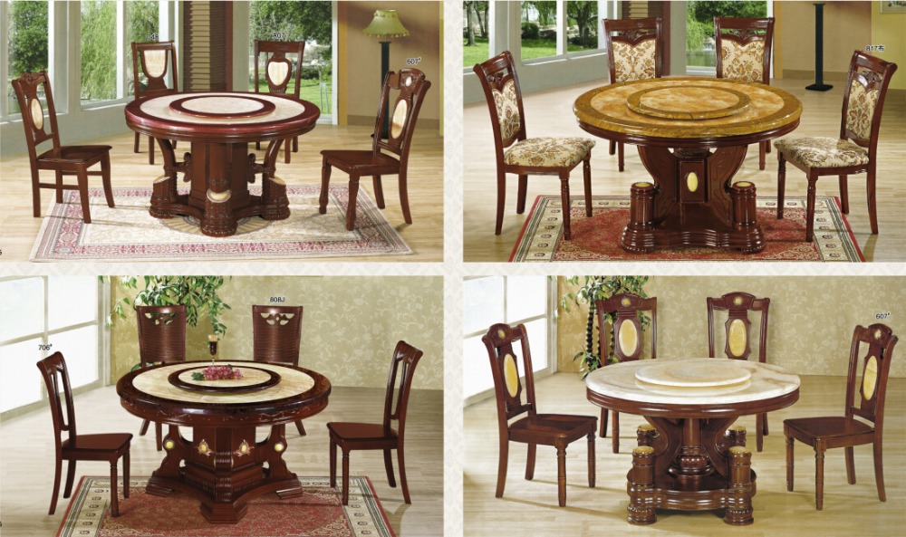 Italian Marble Dining Table Round Rotating Round Rotating Dining Table