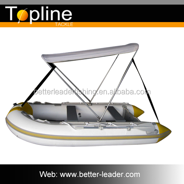 China Fishing Yacht Inflatable Pontoon Boat with Under Seat Bag
