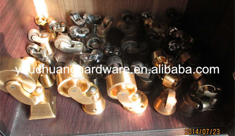 中国の高品質の固体真鍮の家具のキャスター仕入れ・メーカー・工場