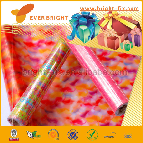 Shinewrap Size 58x58cm 9 Colors & OEM Custom Plastic Foil Flower Gift Wrapping  Paper Film Roll