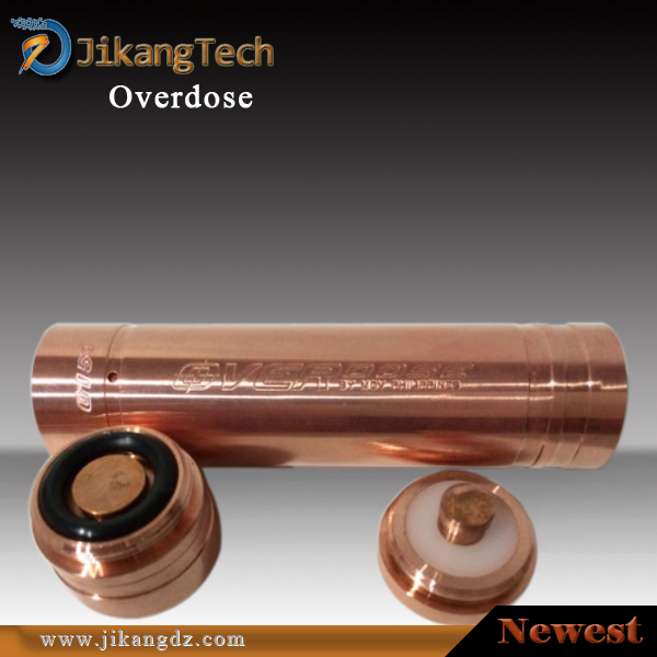 2014 Jikang New coming China supplier mechanical copper overdose mod with large stock
