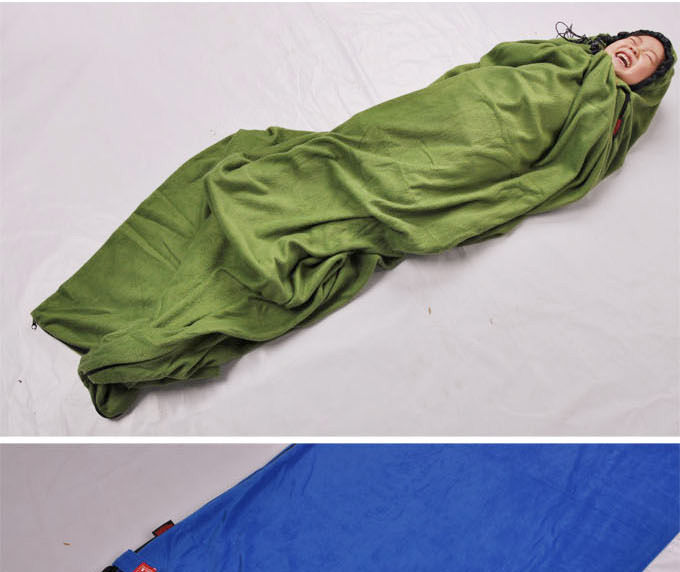 Naturehike Outdoor Silk Sleeping Bag Liner Fleece Sleep Hood High Quality Super Soft Fleece Fabric Anti Pilling Warm And Comfortable Envelope Hooded Modular Structure Can Be Using As A Separate Sleeping Bag Or