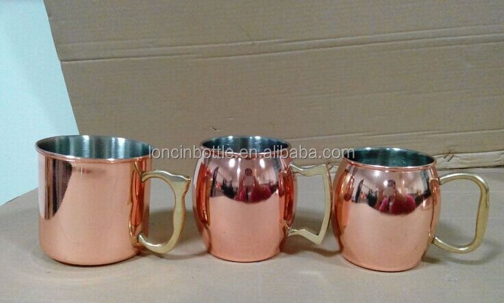 Wholesale Hammered Moscow Mule Mugs ,Copper Mugs Cocktail Set for ...