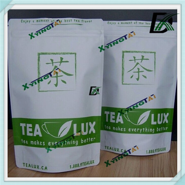 Free design tea bag/ Stand up tea packaging bag/Plastic tea bags,China