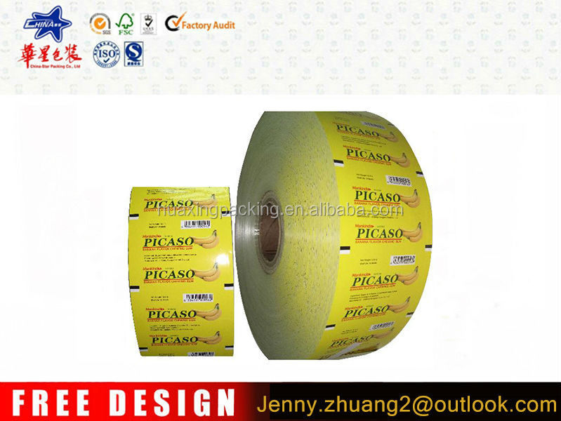 Super high quality custom chewing gum packaging supplier