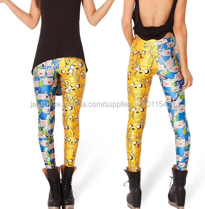 プリント柄 レギンス パンツ leggings レギング レディース 大米風問屋・仕入れ・卸・卸売り