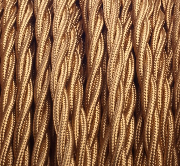 繊維電気紐の色ファブリックカバーツイストケーブル線仕入れ・メーカー・工場