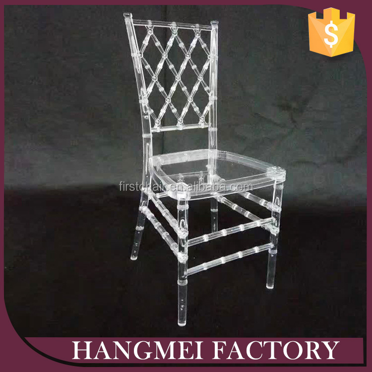 Commercial Furniture New Style Acrylic Transparent Napoleon Chair
