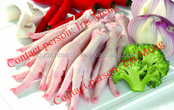 Overseas third party support available chicken feet production line
