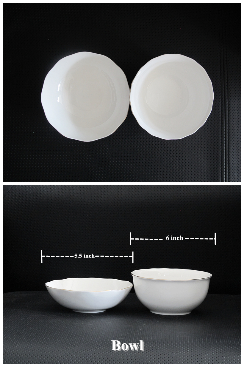 9inch big ceramic salad soup bowl