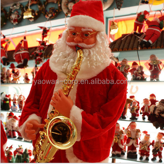 電気クリスマス音楽サンタクロース120センチメートル老人仕入れ・メーカー・工場