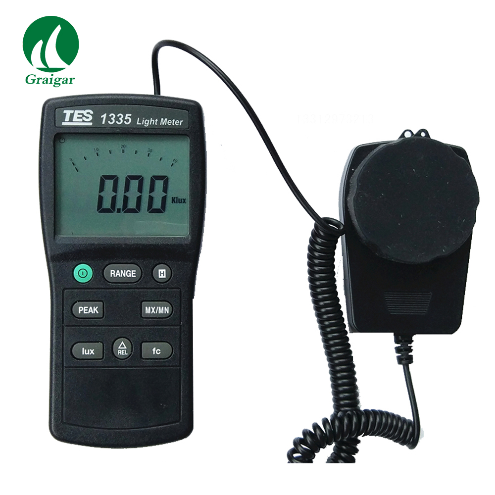 Tes1335 Digital Light Meter /luminous Flux Meter/light Meter Buy Lux