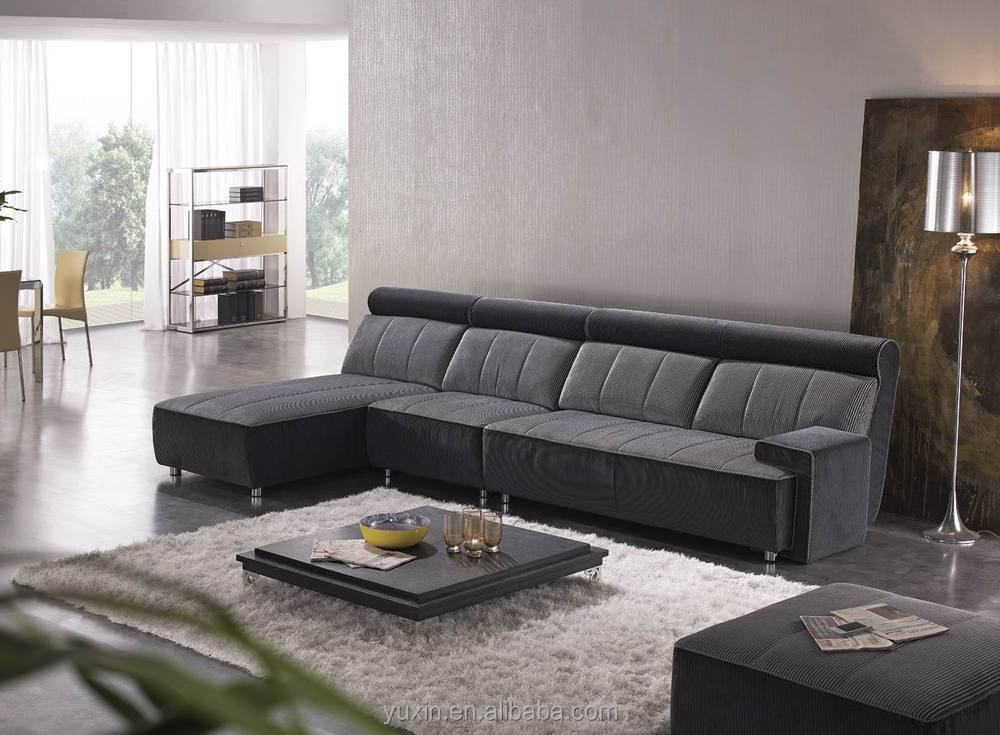 Nueva llegada living modernos muebles de madera/sofá de esquina de ...