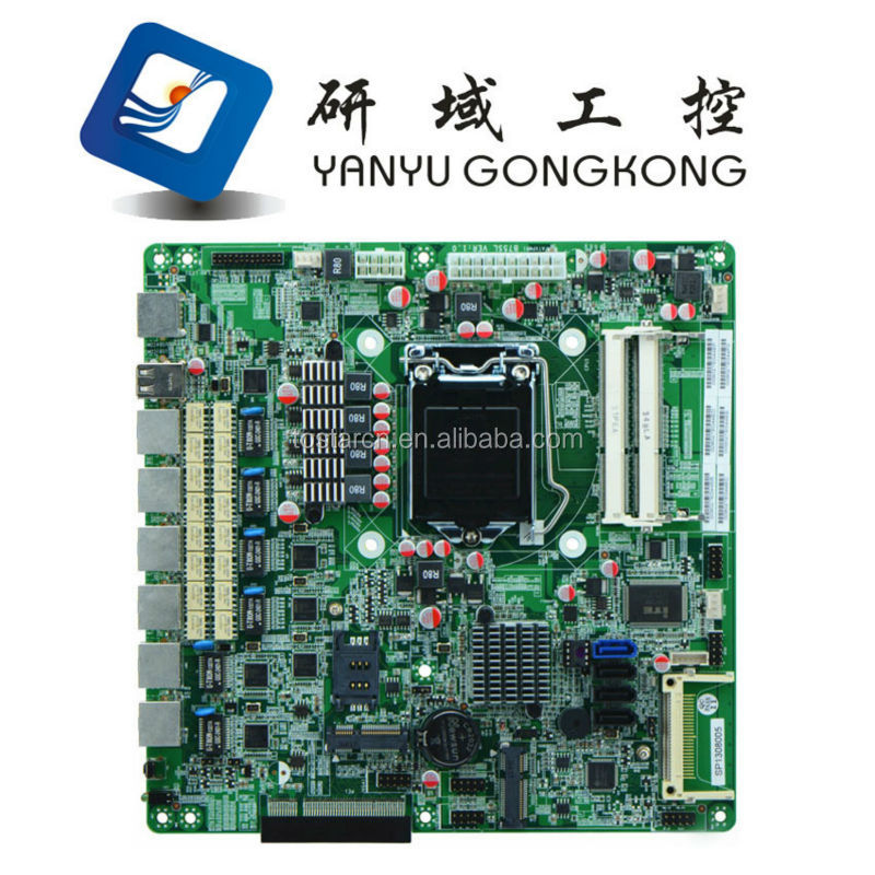 サポートi3i5/i7プロセッサマザーボード、 6ルータギガビットlanカード用マザーボード/ファイアウォール問屋・仕入れ・卸・卸売り