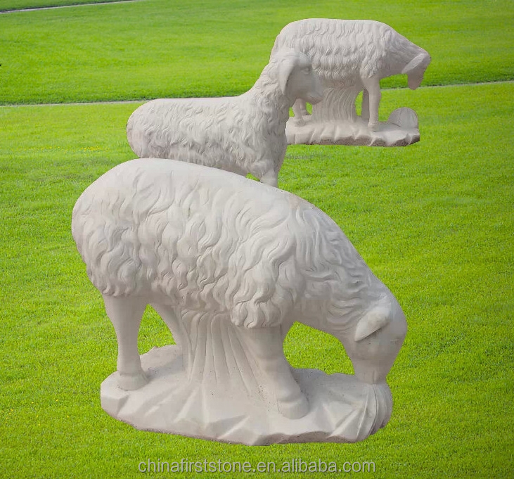 garden sheep statue